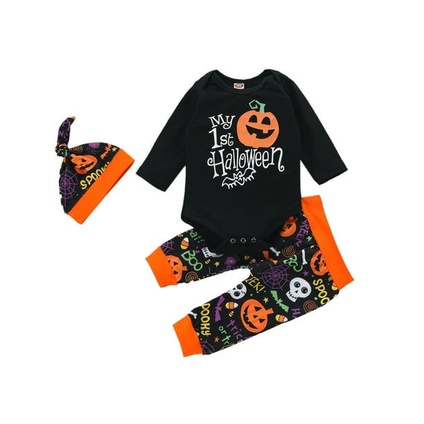The Skull and A Dragon-1 Printed Newborn Baby Bodysuit Long Sleeve Romper Black